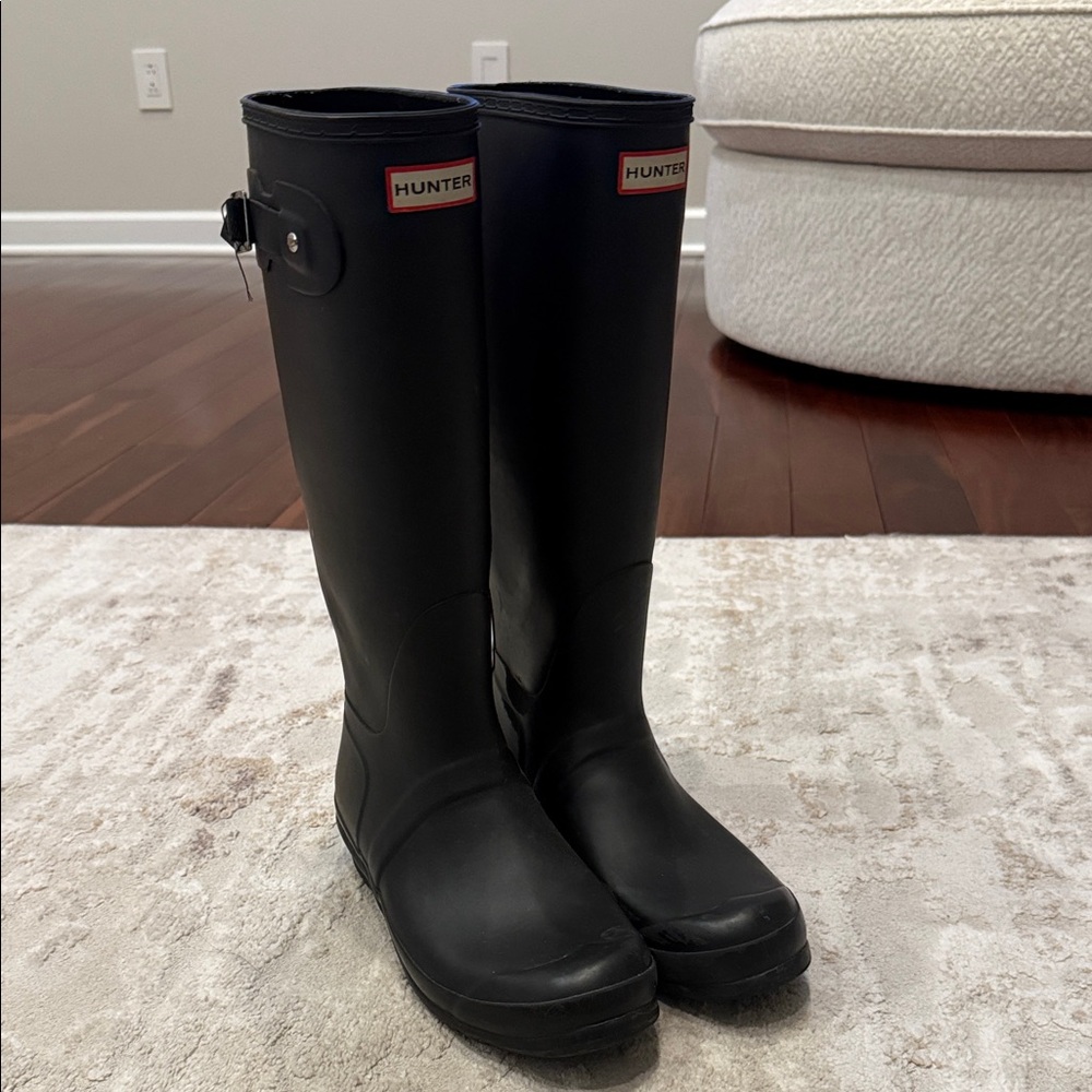 Hunter Classic Black Tall Boots